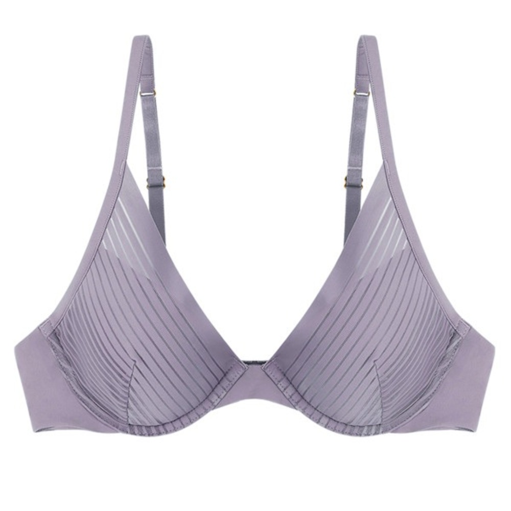 THIRDLOVE - 24/7™ SEAMLESS STRIPE PLUNGE BRA
